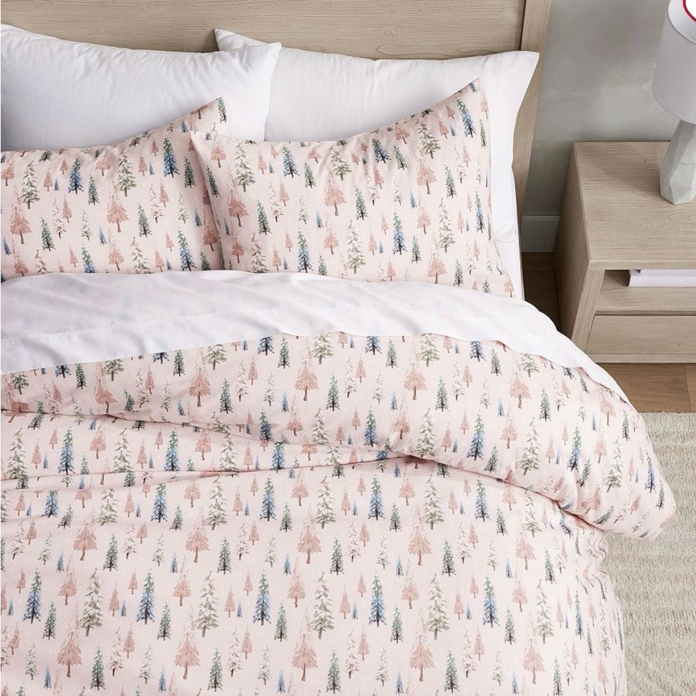 Pottery Barn Teen Winter Wonderland Flannel Duvet Cover